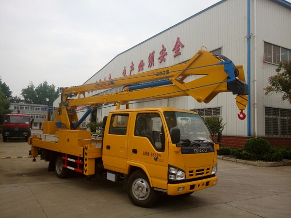 庆铃双排18米高空作业车